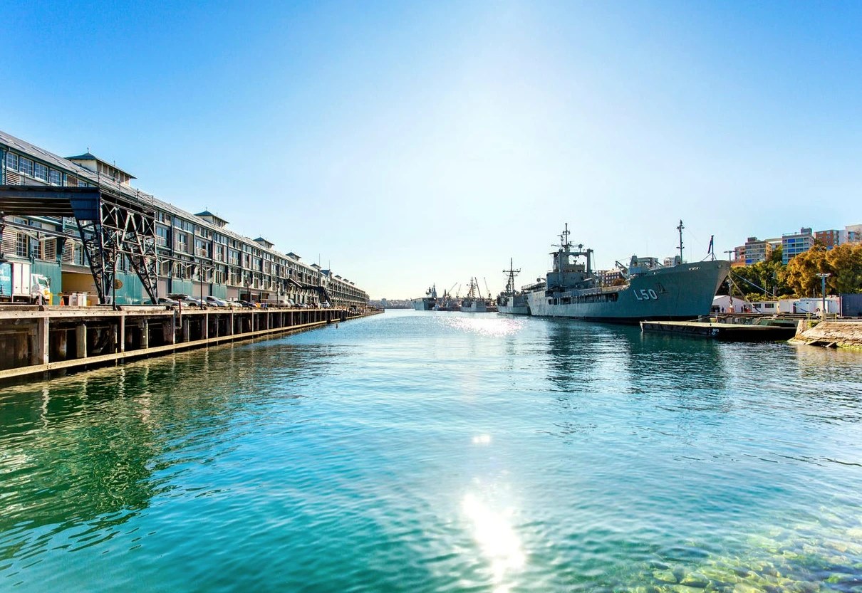 The Finger Wharf at Woolloomooloo on Sydney Harbour